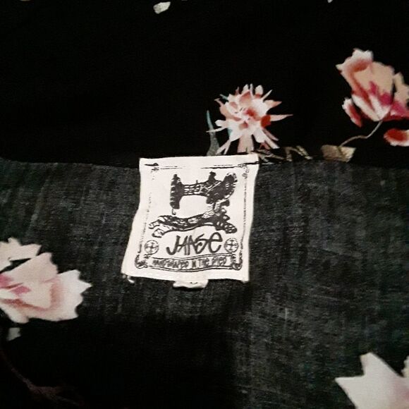 JAASE Midi Sleeveless Dress Size M 100% Cotton Very Beatiful Design - Picture 9 of 9